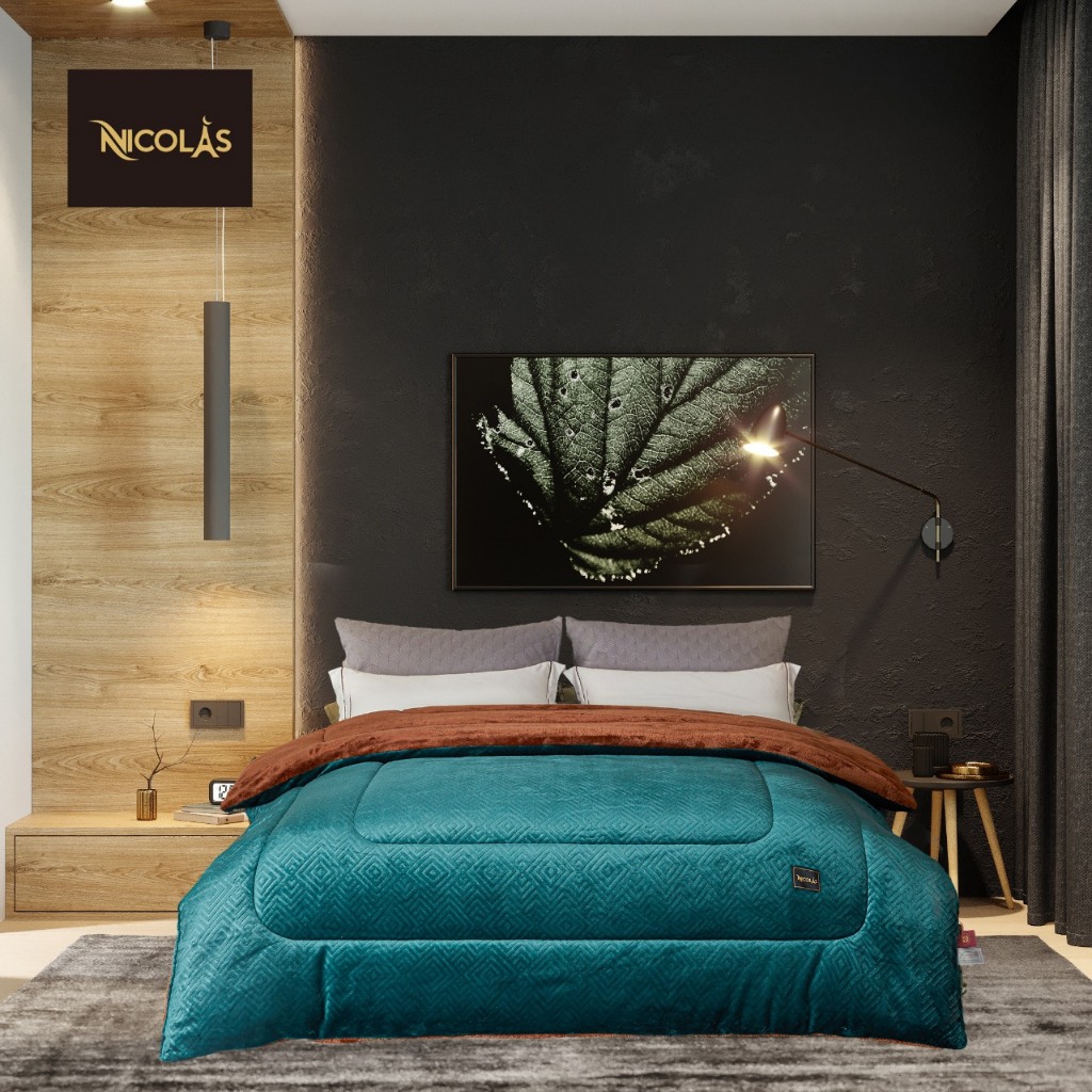 Chăn Lông Cừu Nicolas Nhập Khẩu Chính Hãng, Chăn Mùa Đông Siêu Ấm dùng cho thời tiết Đại Hàn Cho Giấc Ngủ Hoàn Hảo