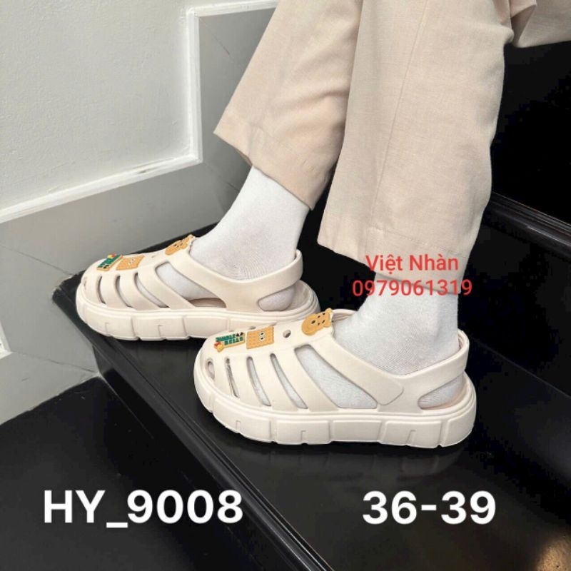 Dép quai hậu cho nữ Siêu Nhẹ, Êm Mềm, Chống Trơn Trượt, Đi Mưa Thoải Mái