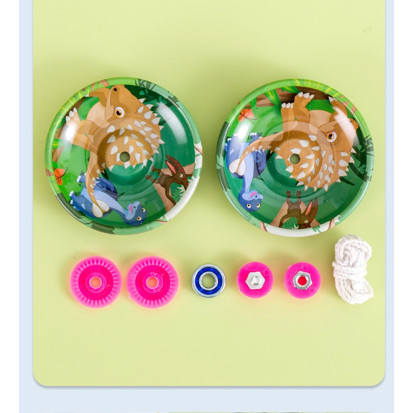 Đồ Chơi Yoyo Hình Khủng Long Bằng Hợp Kim Cho Bé, Đồ Chơi Trẻ em Trí Tuệ E1470