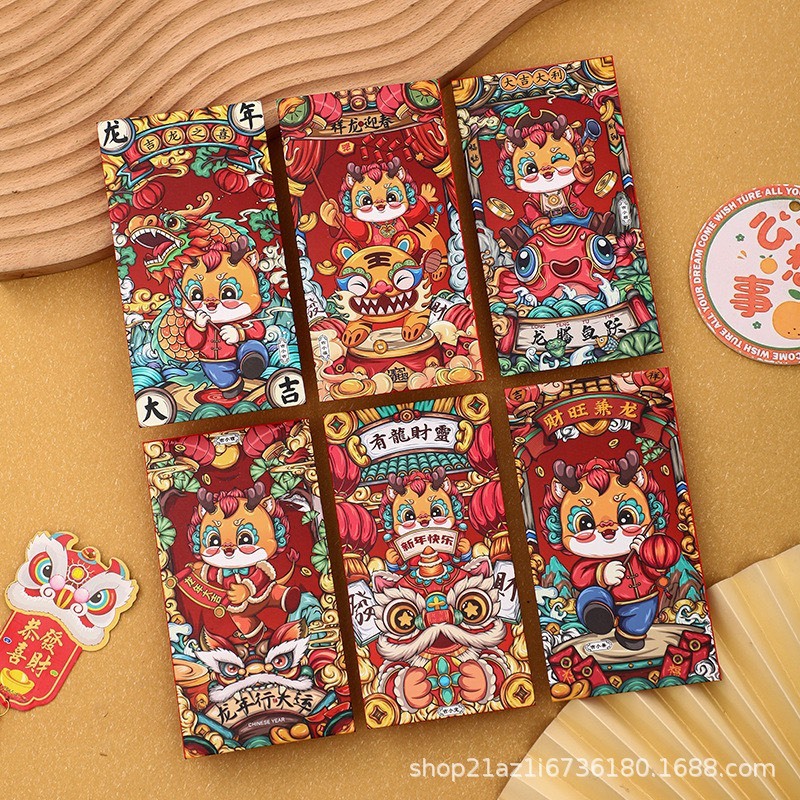 Phong bao lì xì tết 2024 combo 48 chiếc thiết kế độc lạ hàng quảng châu cao cấp d195