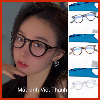 gọng kính cận tròn loại tốt  hot 2024 mắt kính chống ánh sáng xanh sang chảnh v MiLan