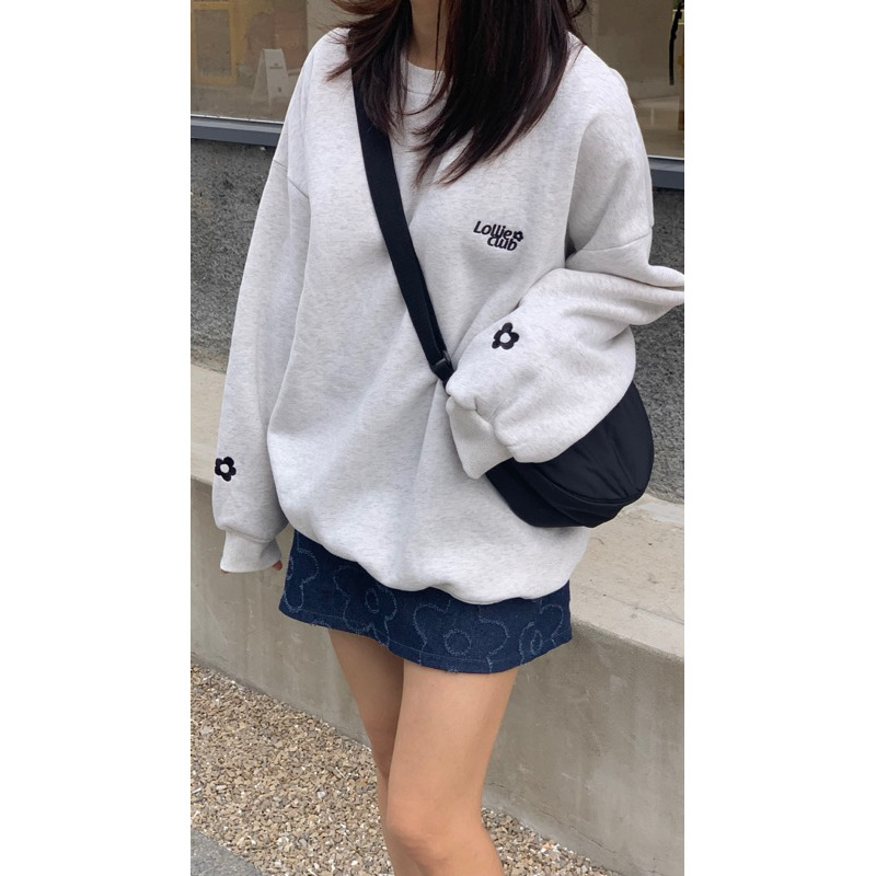 Áo nỉ bông thêu hoa Lollie Club LOLLIE STUDIO TKP145