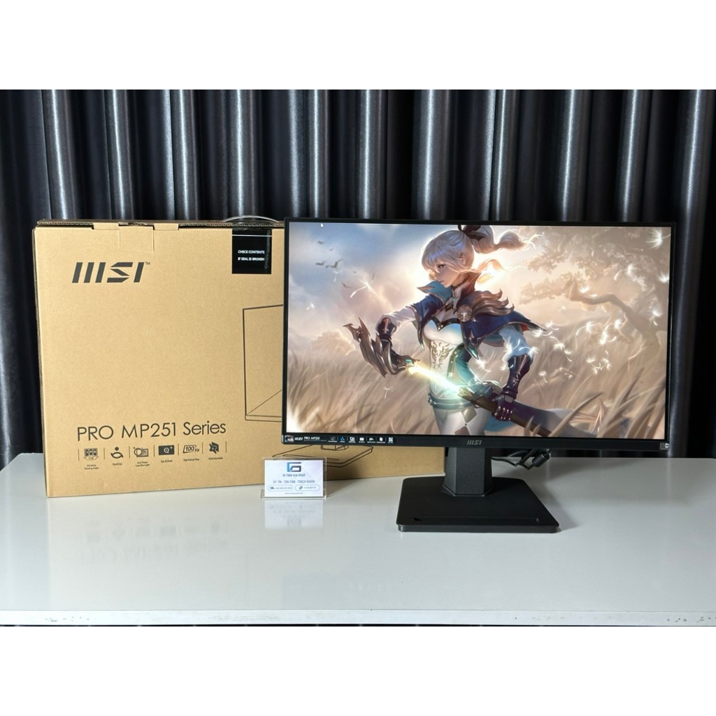 Màn Hình MSI PRO MP251 24''/FHD/IPS/100hz/1ms/EyesErgo - Bảo hành 24 Tháng
