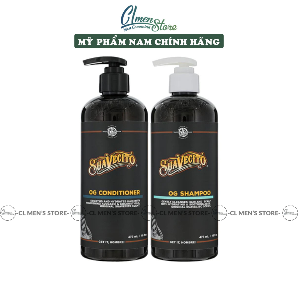 Dầu Gội và Dầu Xả Suavecito OG Shampoo 473ml