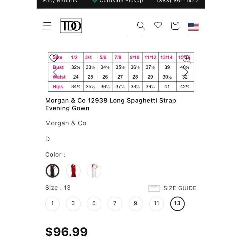 Pass đầm dạ hội Morgan & Co VNXK dư size 1