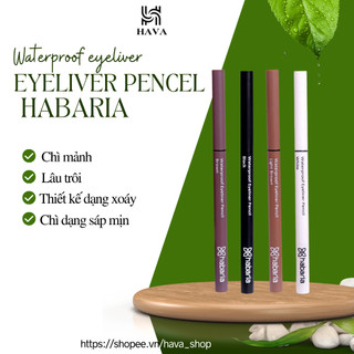 Chì kẻ mắt không trôi Habaria Waterproof Eyeliner Pencil