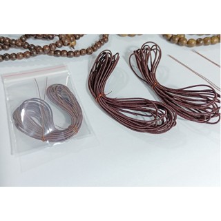 Dây chun xâu chuỗi hạt vòng gỗ - Mộc Hương Rừng - xỏ hạt vòng hạt nam nữ - màu nâu