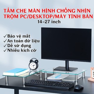 Miếng Dán Chống Nhìn Trộm Màn Hình Máy Tính/Laptop/TV 24 inch Nhiều Kích Thước Đơn Giản Tránh Nhìn Lén Màn Hình