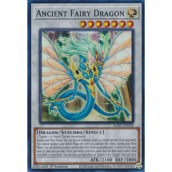 Ancient Fairy Dragon - RA01-EN030 - Super Rare