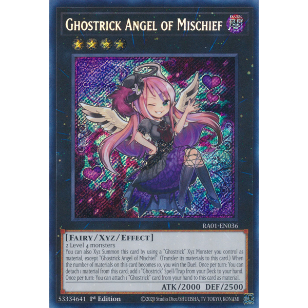 Ghostrick Angel of Mischief - RA01-EN036 - Super Rare