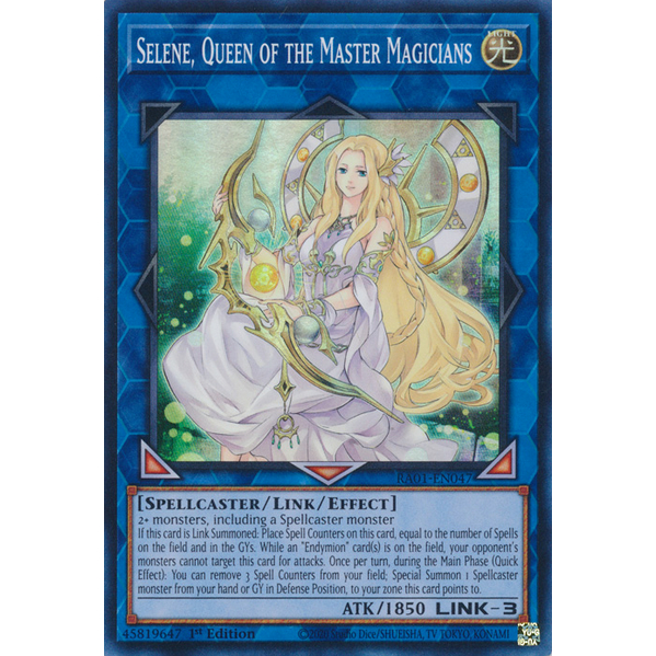 Selene, Queen of the Master Magicians - RA01-EN047 - Super Rare