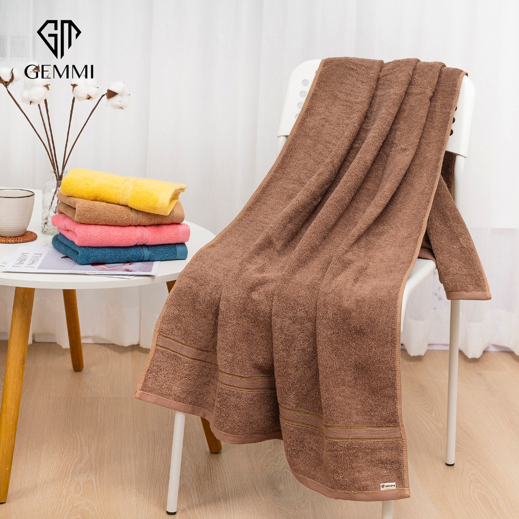 Khăn tắm Cotton 100% đủ kích thước,dày dặn, thấm hút tốt, không đổ lông, không ra màu GEMMI Towel, KB16