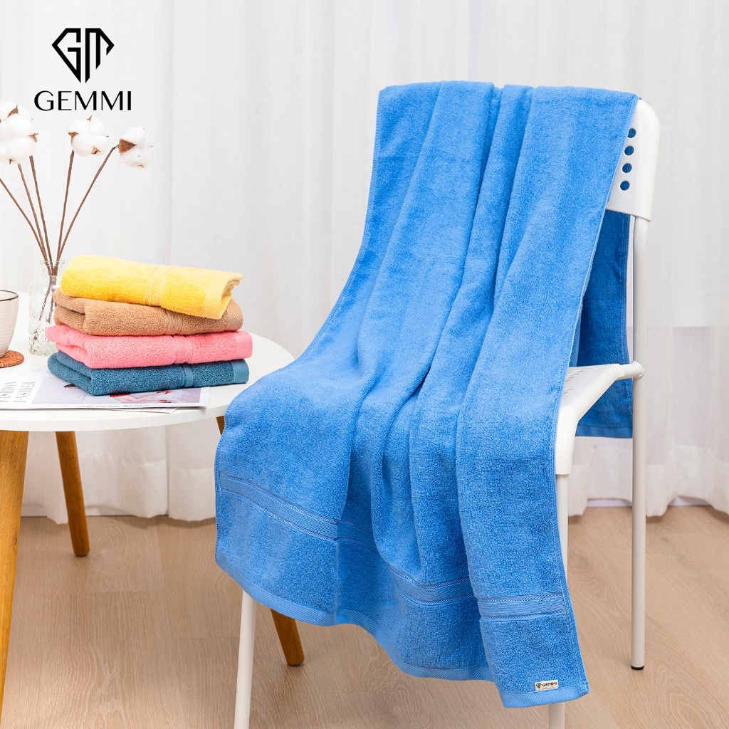 Khăn tắm Cotton 100% đủ kích thước,dày dặn, thấm hút tốt, không đổ lông, không ra màu GEMMI Towel, KB16