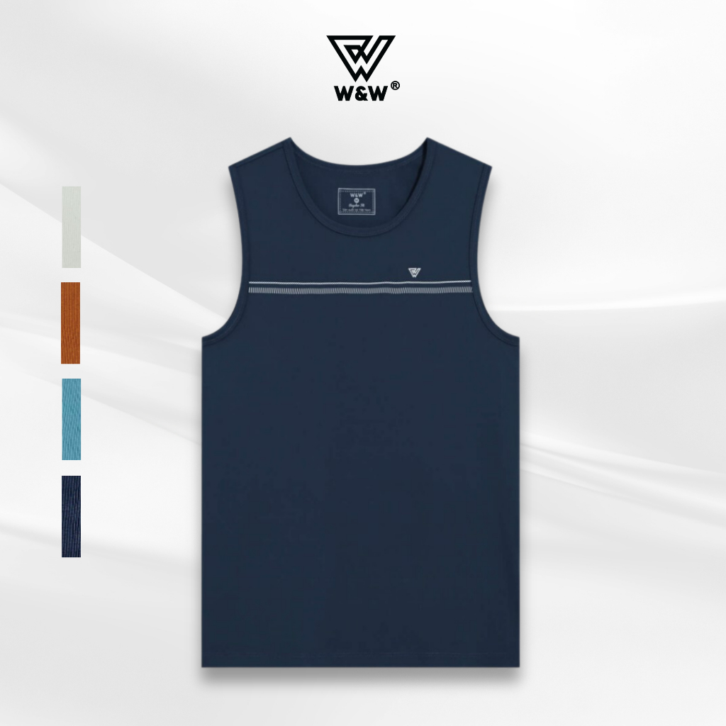 Áo Tank Top Nam W&W Vải Coolmax Cao Cấp WTT19