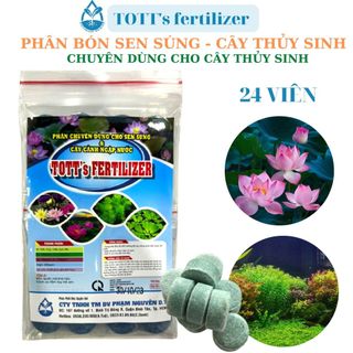Phân Bón Cho Sen Súng Cây Ngập Nước Gói 24 Viên TOTT's fertilizer