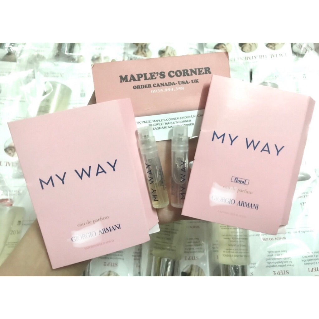 Vial nước hoa My Way armani