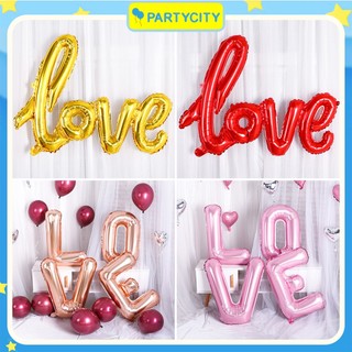 Bóng chữ LOVE liền, chữ LOVE size đại trang trí sinh phòng cưới, đám cưới, Valentine kỷ niệm ngày cưới