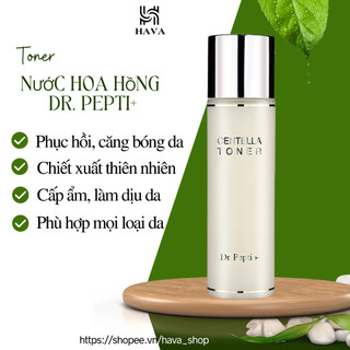 NƯỚC HOA HỒNG / TONER CĂNG BÓNG DA / Dr. Pepti Centella 180ml – Hàn Quốc chính hãng HAVA SHOP