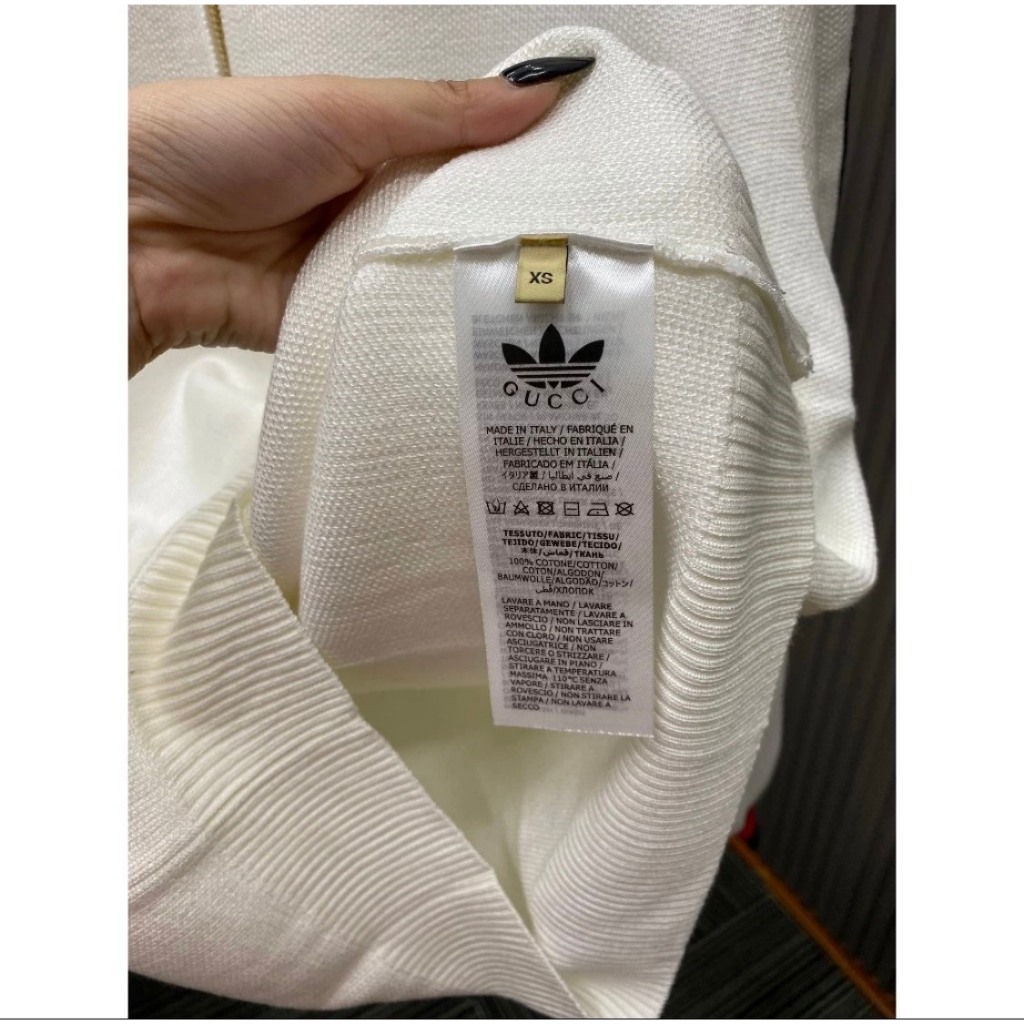 Áo Khoác Thể Thao Adidas Phối Gucci Logo Thêu Cao Cấp Bản Xịn - Áo Khoác Nỉ Cổ Cao Phong Cách Boy Phố Hottrend 2023