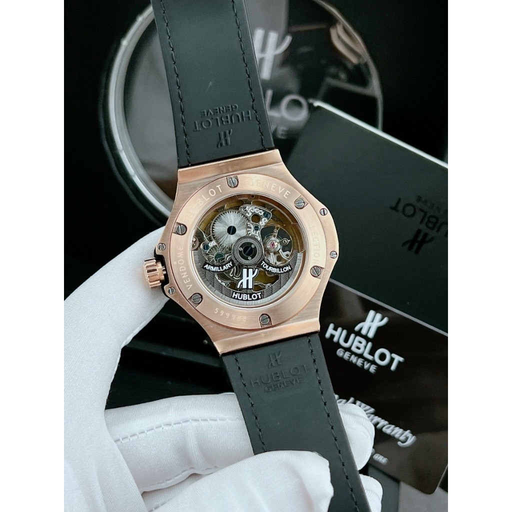 Đồng hồ nam Hublot Vendome Tourbillon 46mm máy cơ ETA Thuỵ Sĩ, hoạ tiết horse