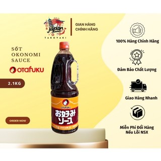 Sốt Takoyaki, sốt bánh xèo Nhật - chai 2,1kg