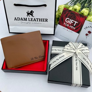  Ví khắc tên da bò cao cấp đựng vừa toàn bộ giấy tờ bảo hành 24 tháng - tặng kèm túi thiệp hộp nơ 