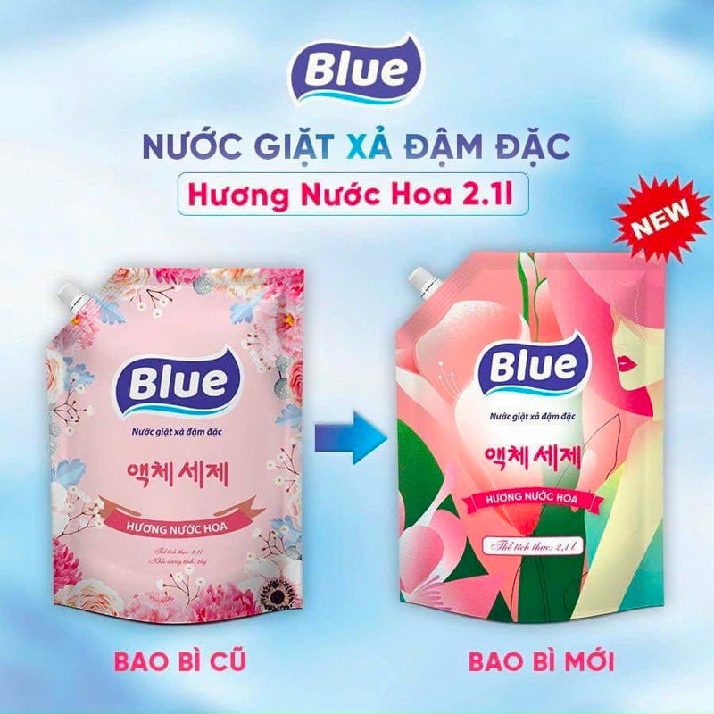 Nước giặt Blue Hàn quốc túi 2000ml