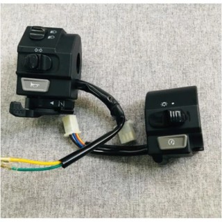 Bộ cùm công tắc xe Sirius full chức năng trái phải
