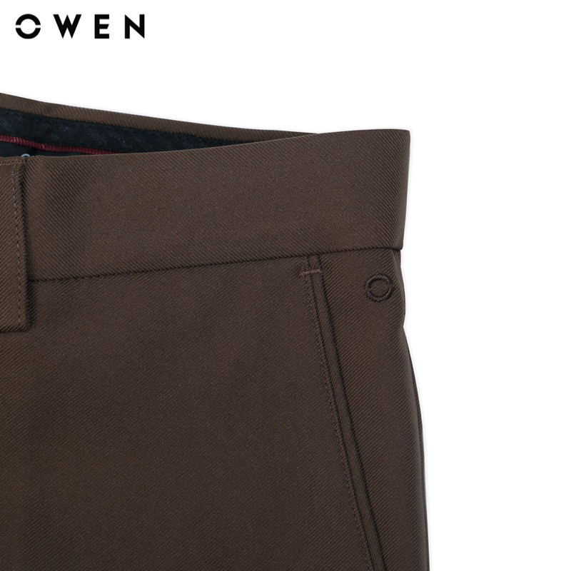 Quần Âu Owen chính hãng QRT91254-DBR