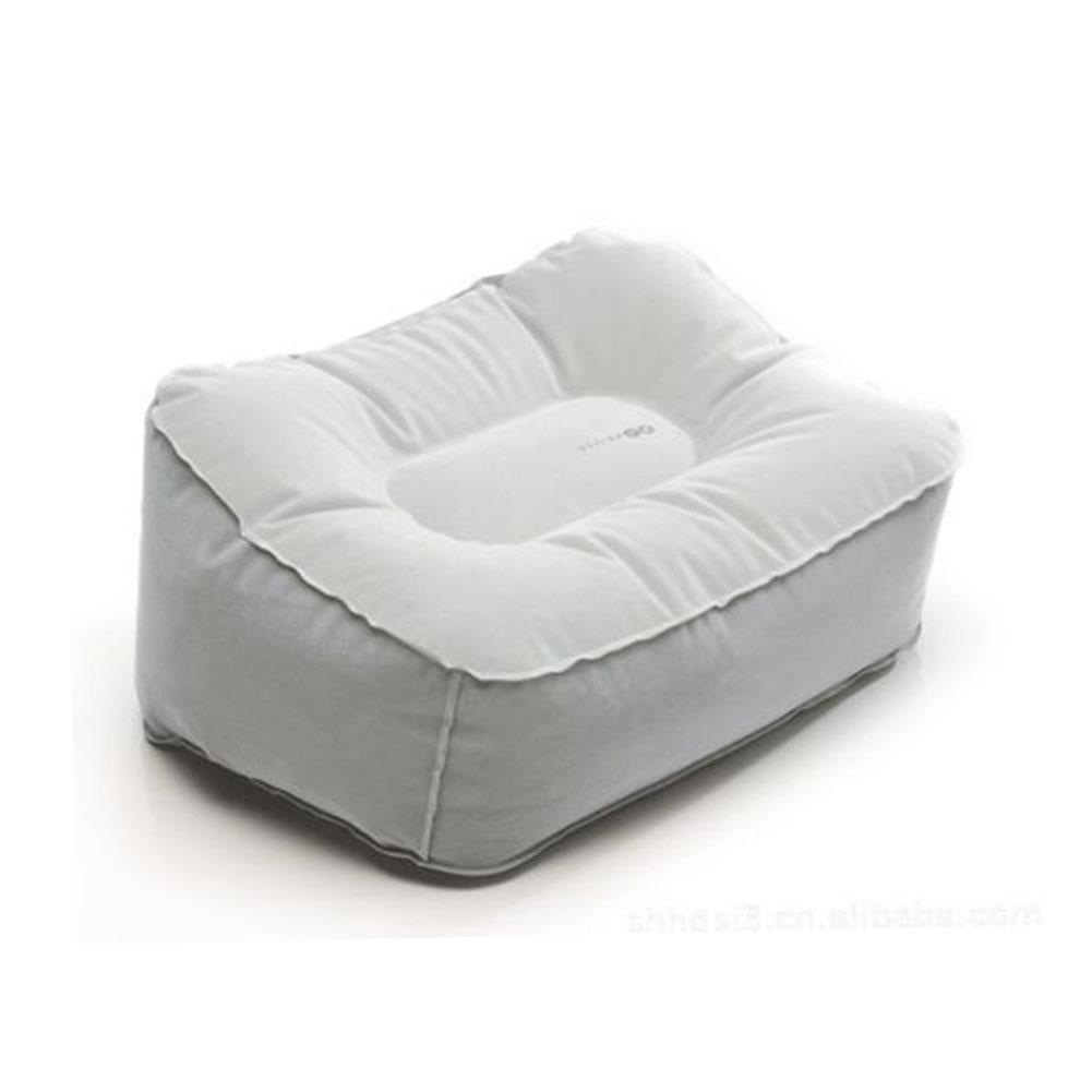 Gối hơi kê chân chất liệu cao cấp, gối hơi kê chân giảm mỏi cơ chân dùng cho dân văn phòng,