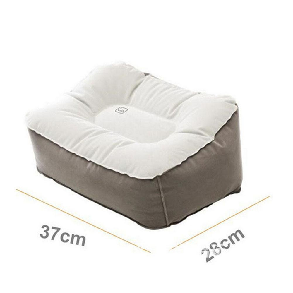 Gối hơi kê chân chất liệu cao cấp, gối hơi kê chân giảm mỏi cơ chân dùng cho dân văn phòng,