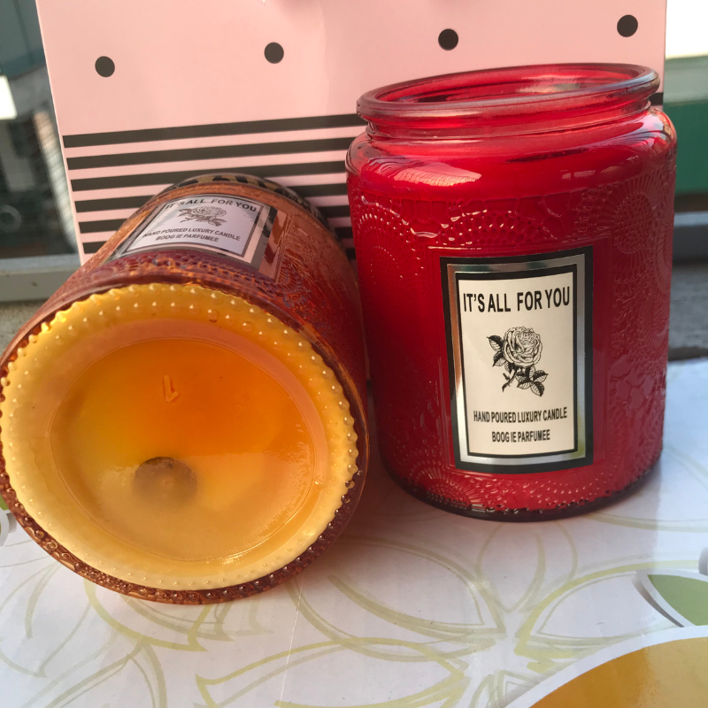 Nến thơm sáp đậu nành cốc thủy tinh, tạo hương thơm, khử mùi, không khói, decor size lớn