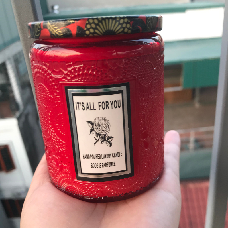 Nến thơm sáp đậu nành cốc thủy tinh, tạo hương thơm, khử mùi, không khói, decor size lớn