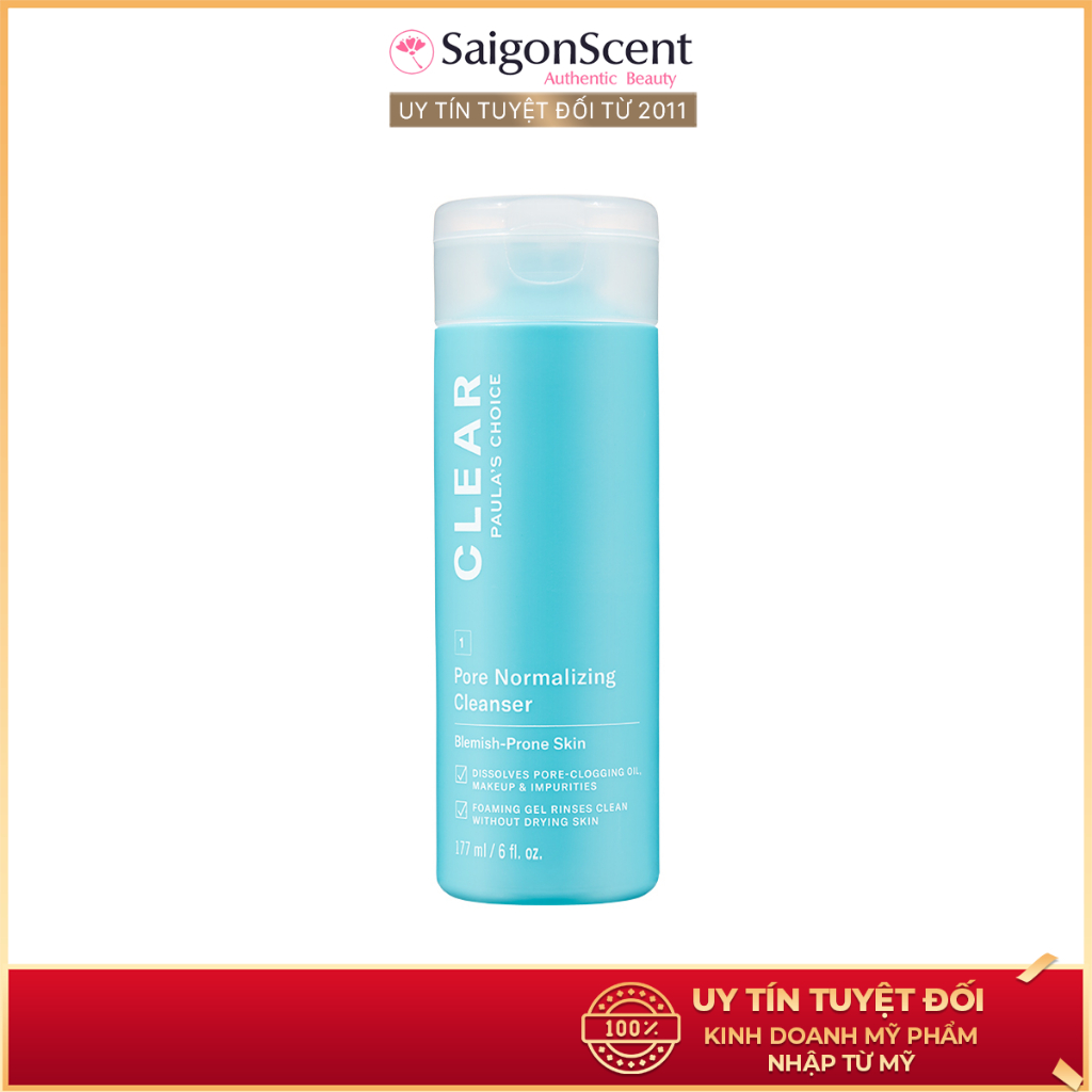 Sữa rửa mặt Paula’s Choice Clear Pore Normalizing Cleanser ( 177mL )