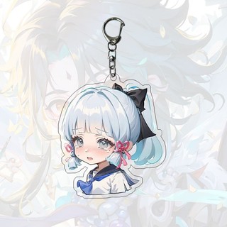 Móc khóa anime genshin impact 2 mặt