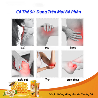 Gel nọc ong xoa bóp giảm đau lưng, mỏi gối, đau vai gáy SUMIFUN chính hãng 20g