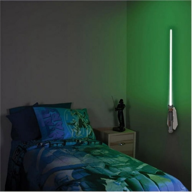 Đồ chơi mô hình Đèn Uncle Milton Star Wars Remote Control Lightsaber Room Light