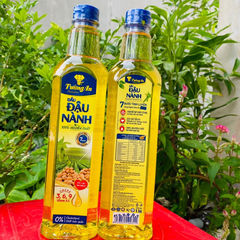 Dầu ăn  đậu nành Tường An 1L,Tường An cooking oil 1L