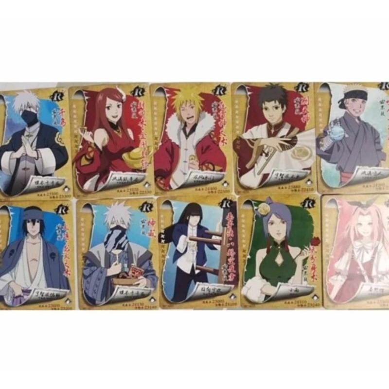 card lẻ naruto R hãng Dino