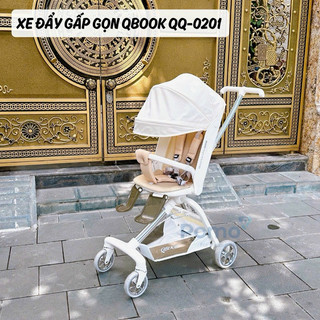 xe đẩy du lịch gấp gọn Qbook cho bé ( có sẵn )