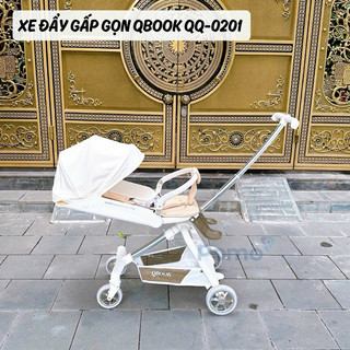 xe đẩy du lịch gấp gọn Qbook cho bé ( có sẵn )