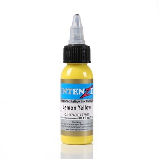 Set mực xăm giá rẻ đen-xanh lá vàng intenz rẻ