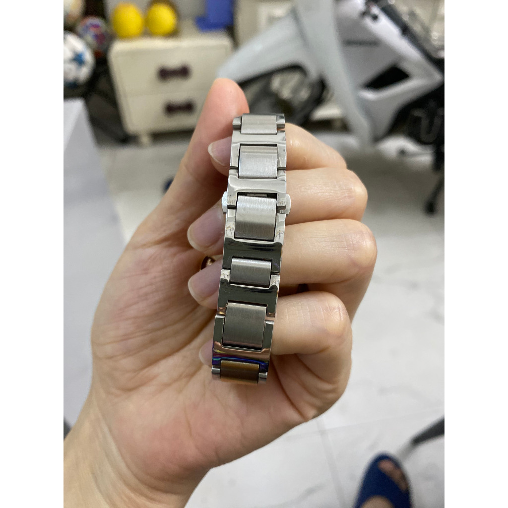 Đồng hồ Nữ CT 2kim số đá đá dây dây loại đơ mi vàng hồng chạy cơ automatic size  33mm