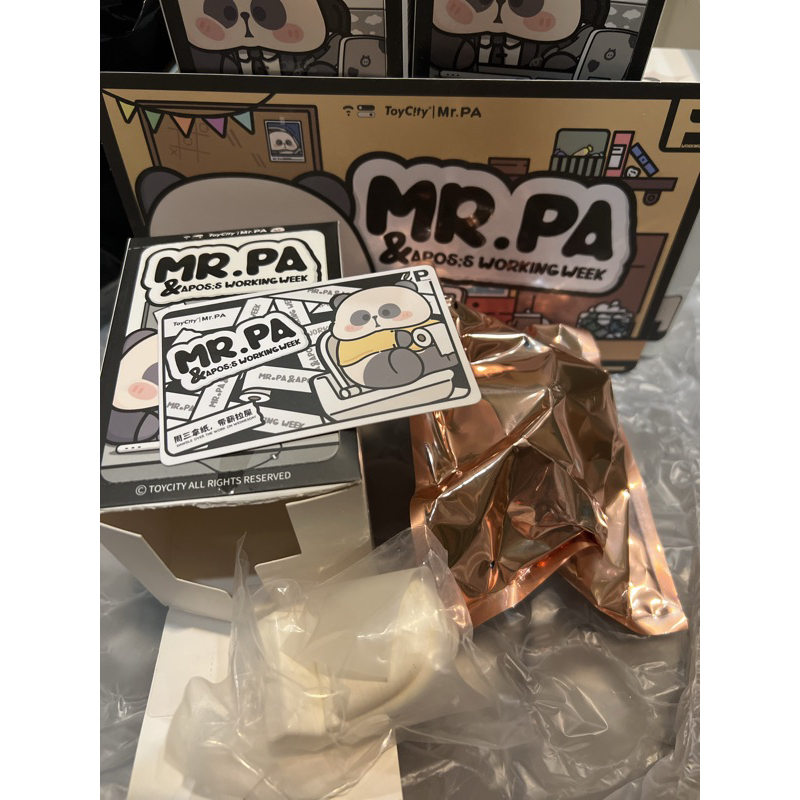 ［Check Card] Toycity x Mr. Pa Working day mô hình trưng bày