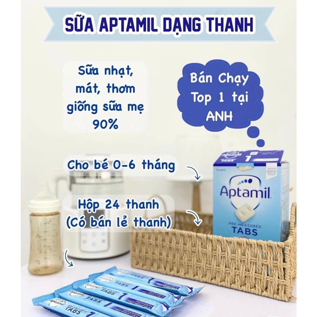 Aptamil - Sữa công thức dạng thanh Aptamil - Số 1 - thanh lẻ - SCT00600102