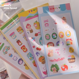 Sticker gấu CONVENIENCE STORE Miao's Little Forest