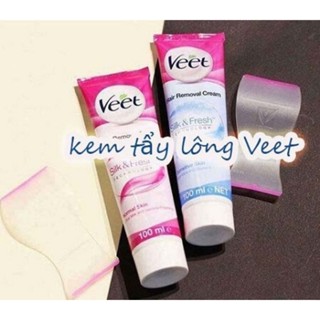    hàng ướt hộp  Kem Tẩy Lông Veet Silk & Fresh 100 ml 