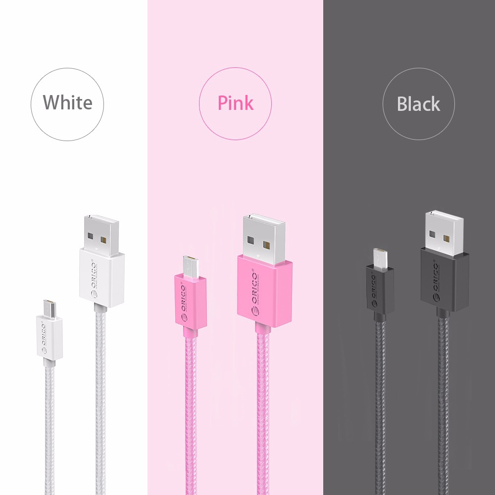 Cáp sạc nhanh Micro USB ORICO MDC-10 Dây dù cho điện thoại smartphone tablet