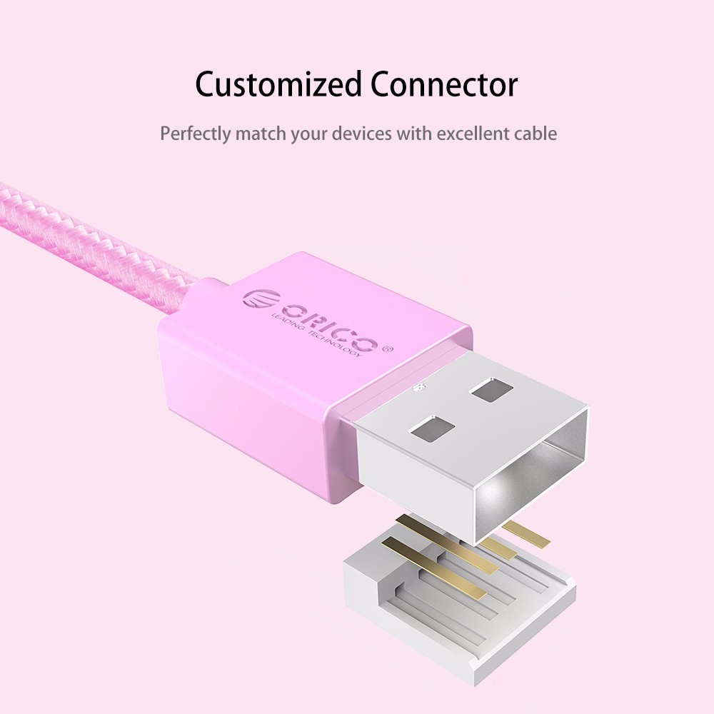 Cáp sạc nhanh Micro USB ORICO MDC-10 Dây dù cho điện thoại smartphone tablet