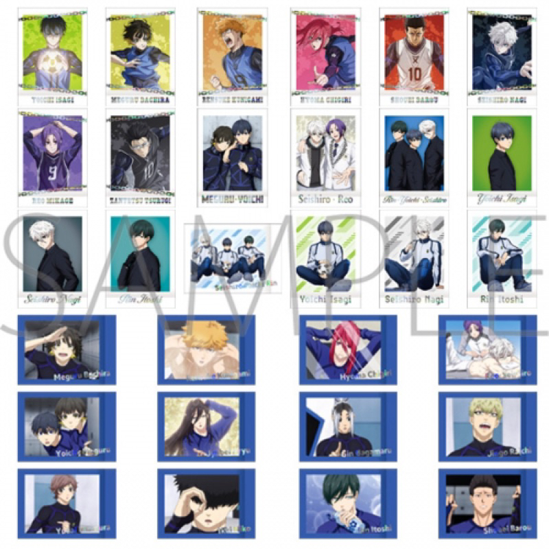 Thẻ nhân phẩm pola Blue Lock Premium